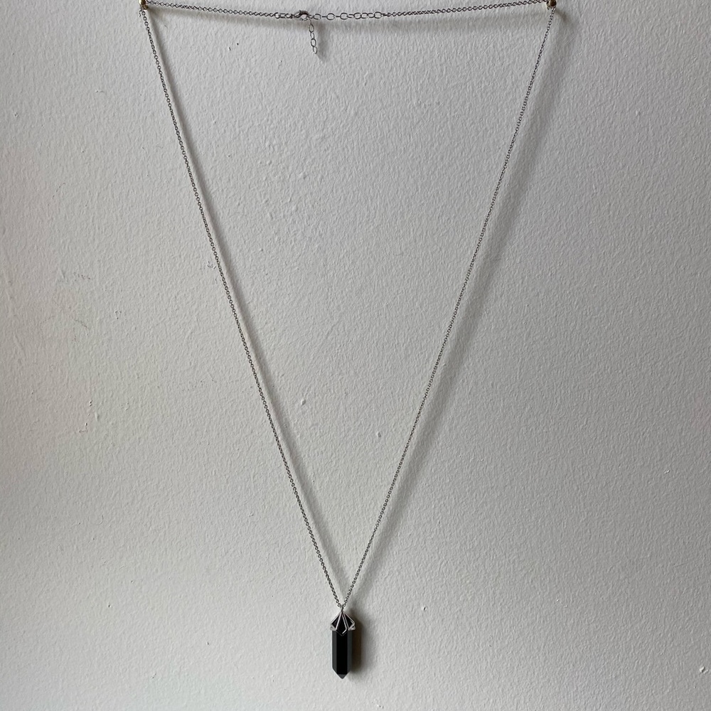 Black and Silver Necklace